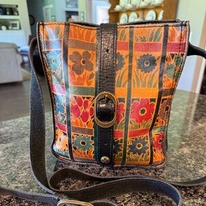 Italian Leather Patricia Nash Crossbody Bag